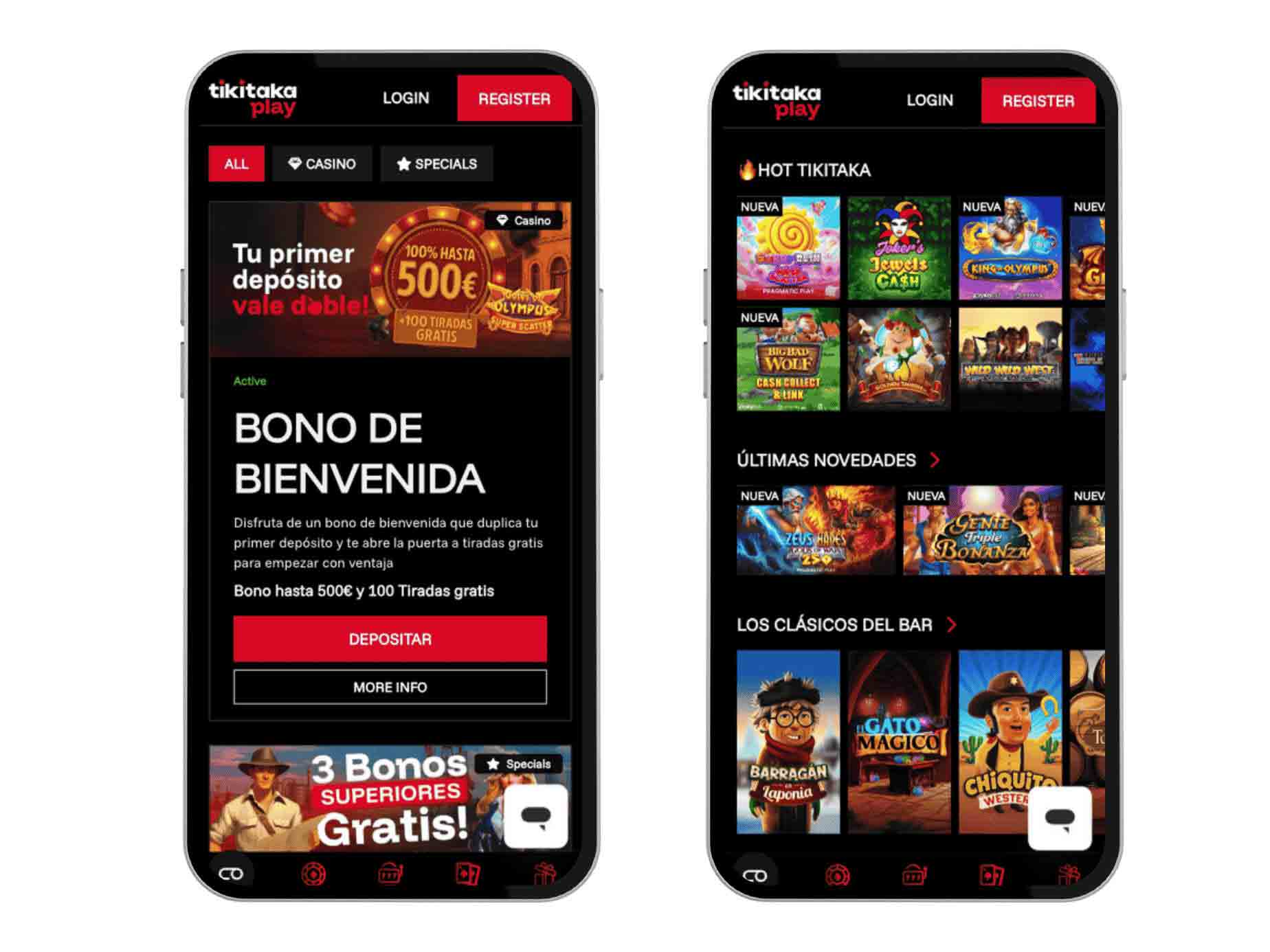 Plataforma de TIki Taka Play