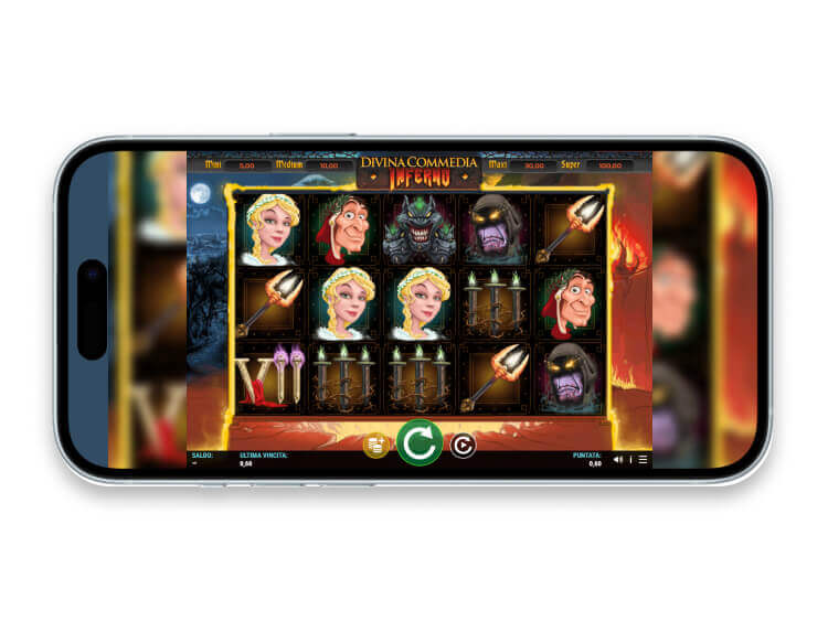La slot mobile Divina Commedia Inferno