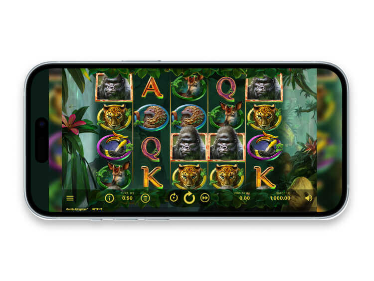 La slot mobile Gorilla Kingdom