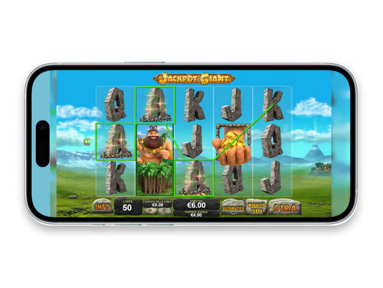 La slot mobile Jackpot Giant