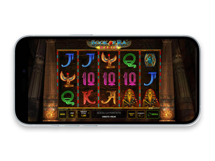 La slot mobile Book of Ra Magic