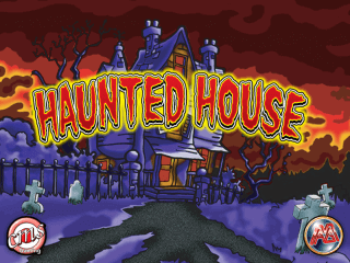 Il logo della slot online Haunted House