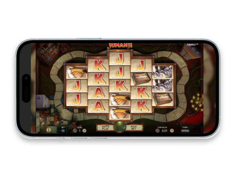 La slot mobile Jumanji