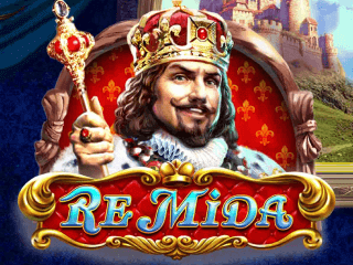 Il logo della slot machine Re Mida