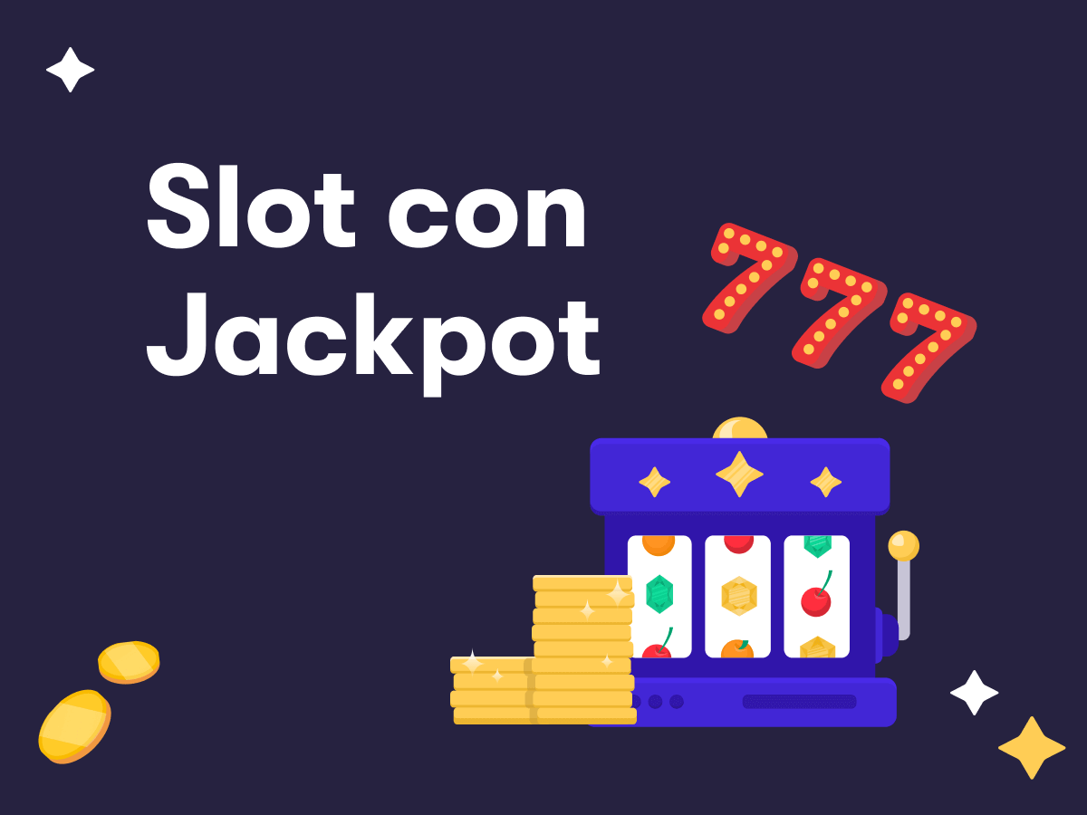 Slot con jackpot, delle fiche dorate, 777