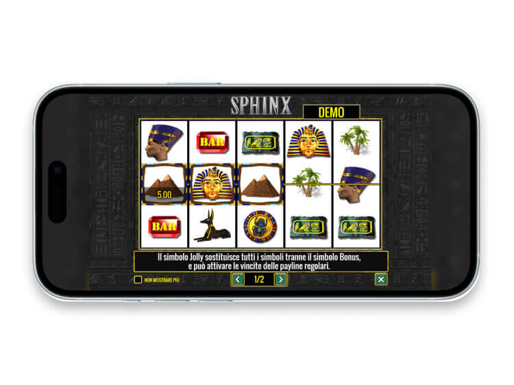 La slot mobile Sphinx