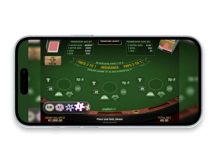 All Bets Blackjack mobile
