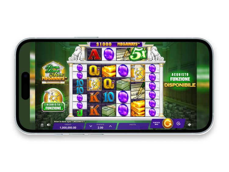La slot mobile Break da Bank Again Megaways