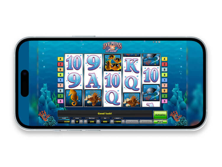 La slot mobile Dolphin's Pearl