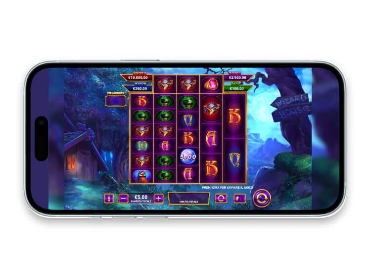 La slot mobile Blue Wizard Megaways