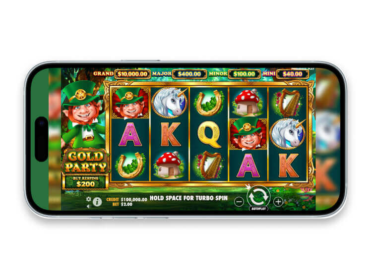 La slot mobile Gold Party