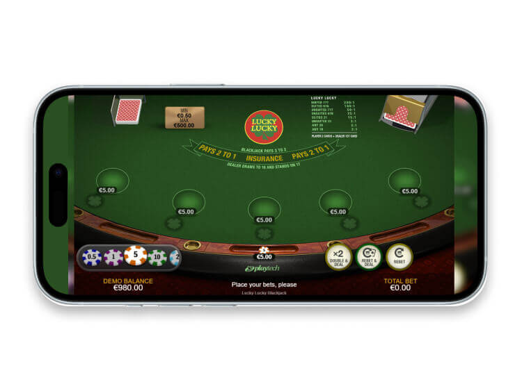 Lucky Lucky Blackjack mobile