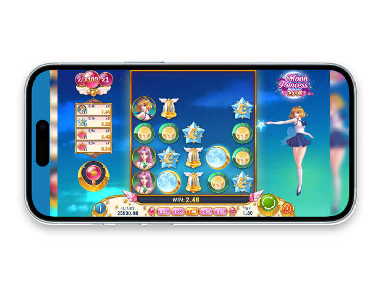 La slot mobile Moon Princess 100