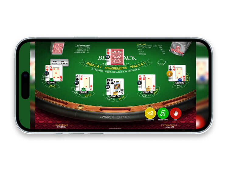 Premium Blackjack mobile