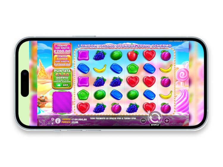 La slot mobile Sweet Bonanza 1000