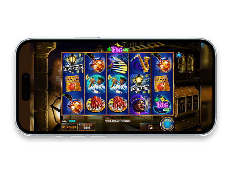 La slot mobile The Big Easy