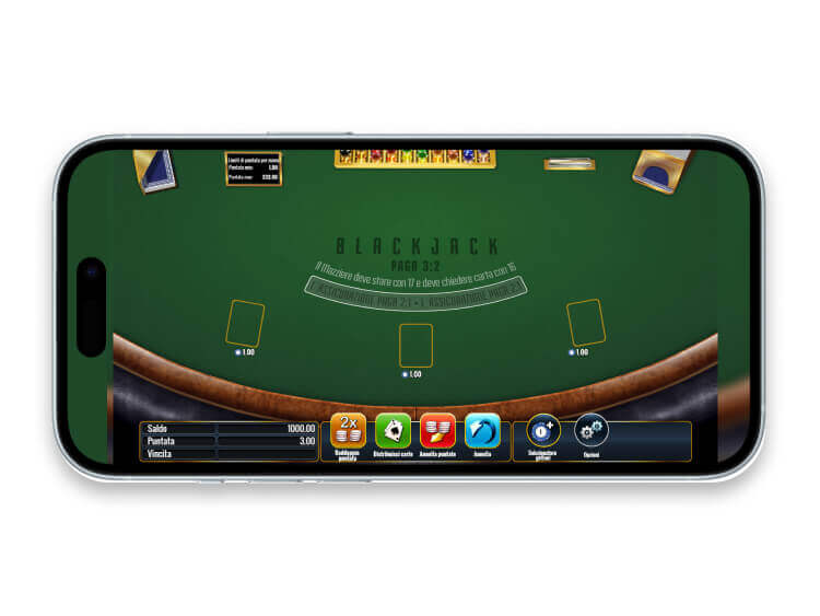 Blackjack Multi Hand mobile