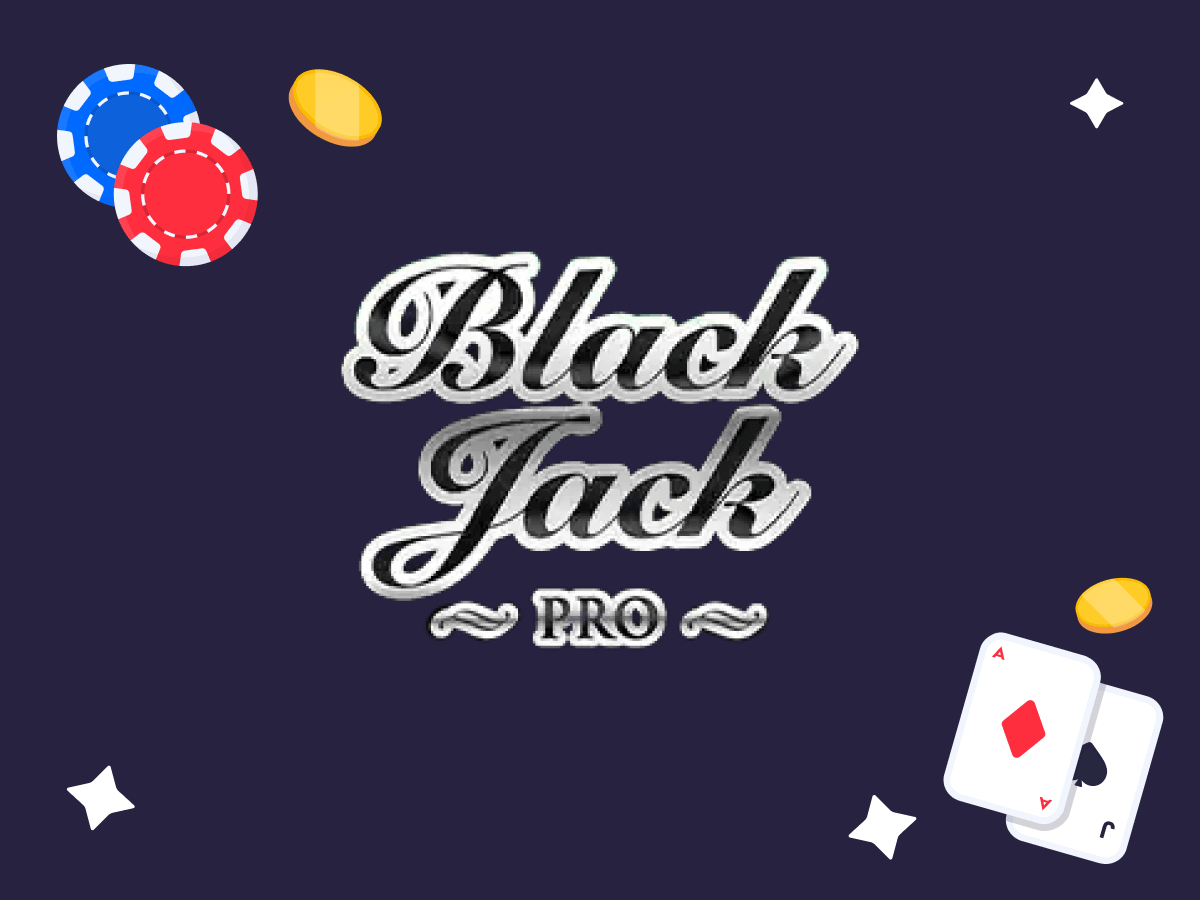 Blackjack Pro, due carte da gioco e delle fiches