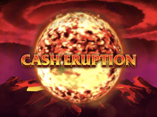 Il logo della slot online Cash Eruption
