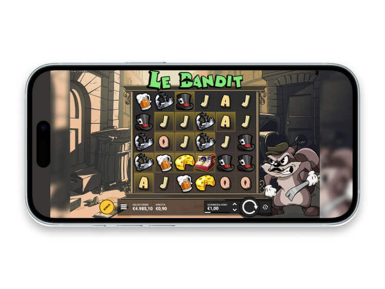 La slot mobile Le Bandit