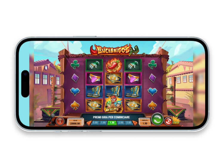 La slot mobile Luchamigos