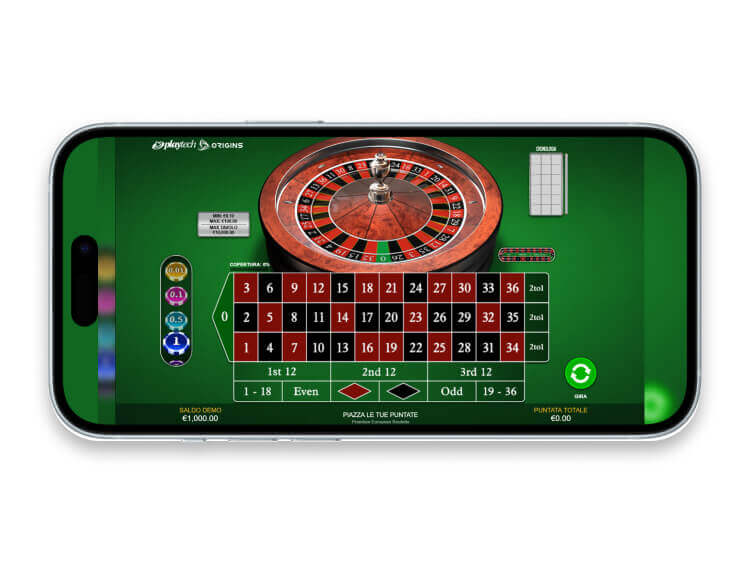 Premium European Roulette Mobile