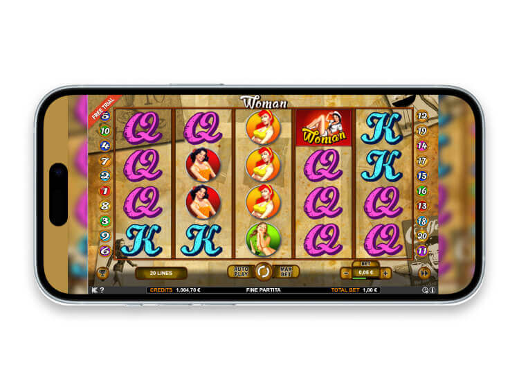 La slot mobile Woman