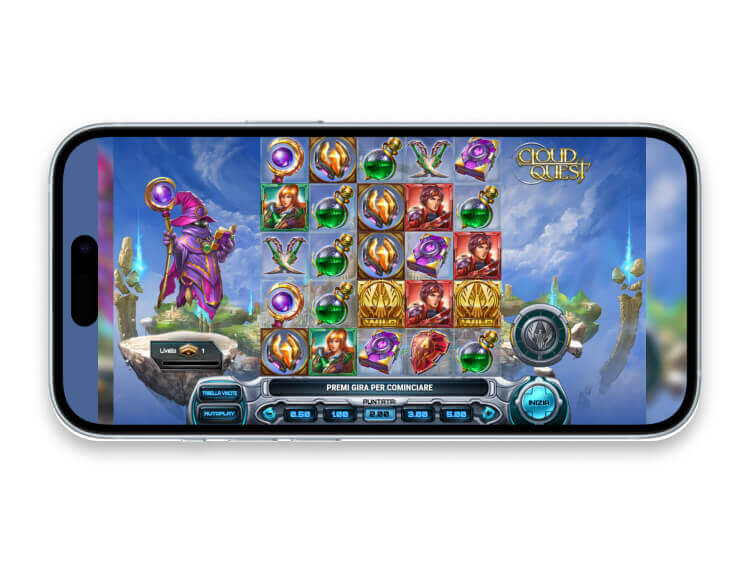 La slot mobile Cloud Quest