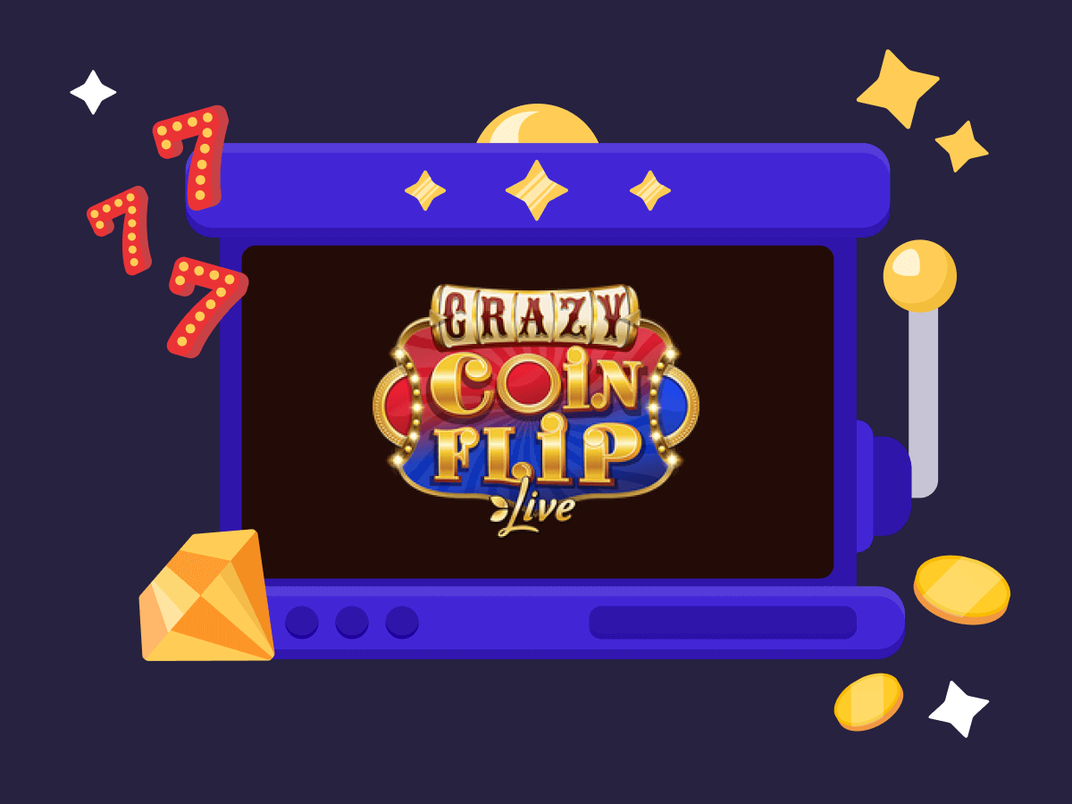 Una macchinetta che contiene il game show Crazy Coin Flip