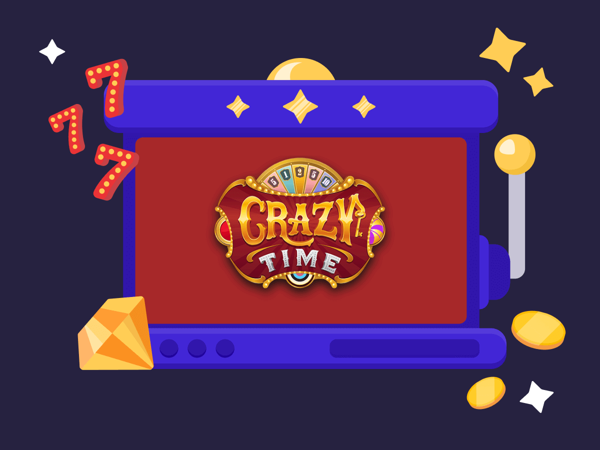 Una macchinetta che contiene il game show Crazy Time