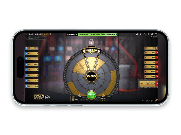 Il game show Deal or No Deal su mobile