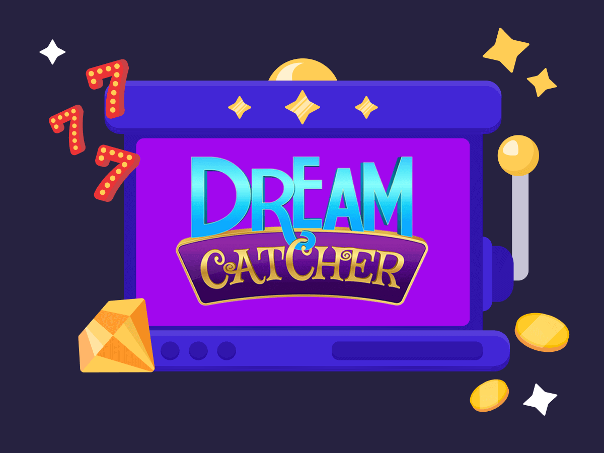 Una macchinetta che contiene il game show Dream Catcher