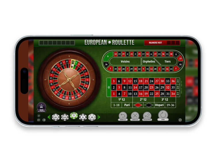 European Roulette mobile