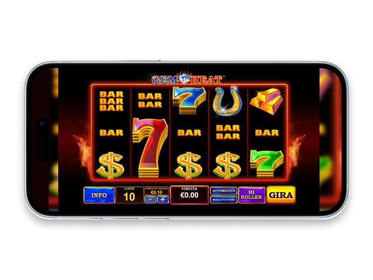 La slot mobile Gem Heat