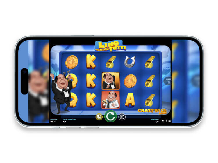 La slot mobile Lino Contro Tutti Crazy Wild