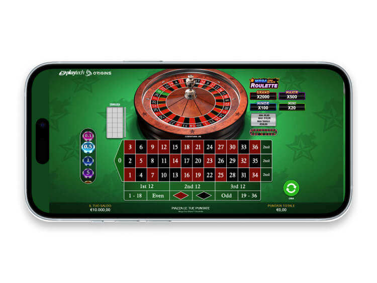Mega Fire Blaze Roulette mobile