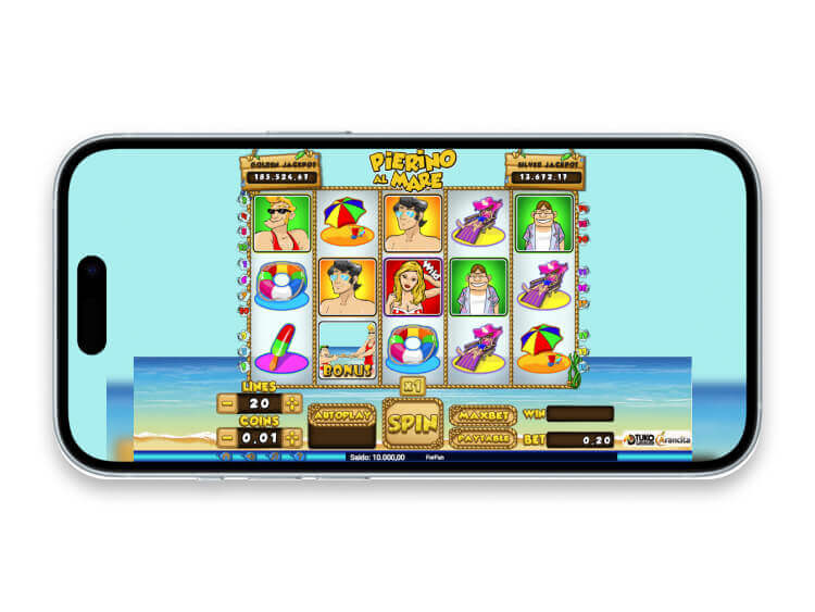 La slot mobile Pierino al Mare