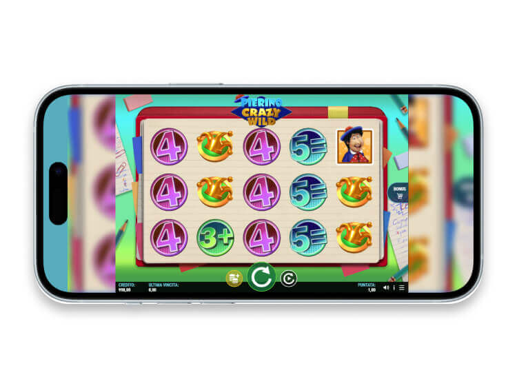 La slot mobile Pierino Crazy Wild
