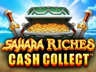 Il logo della slot Sahara Riches Cash Collect