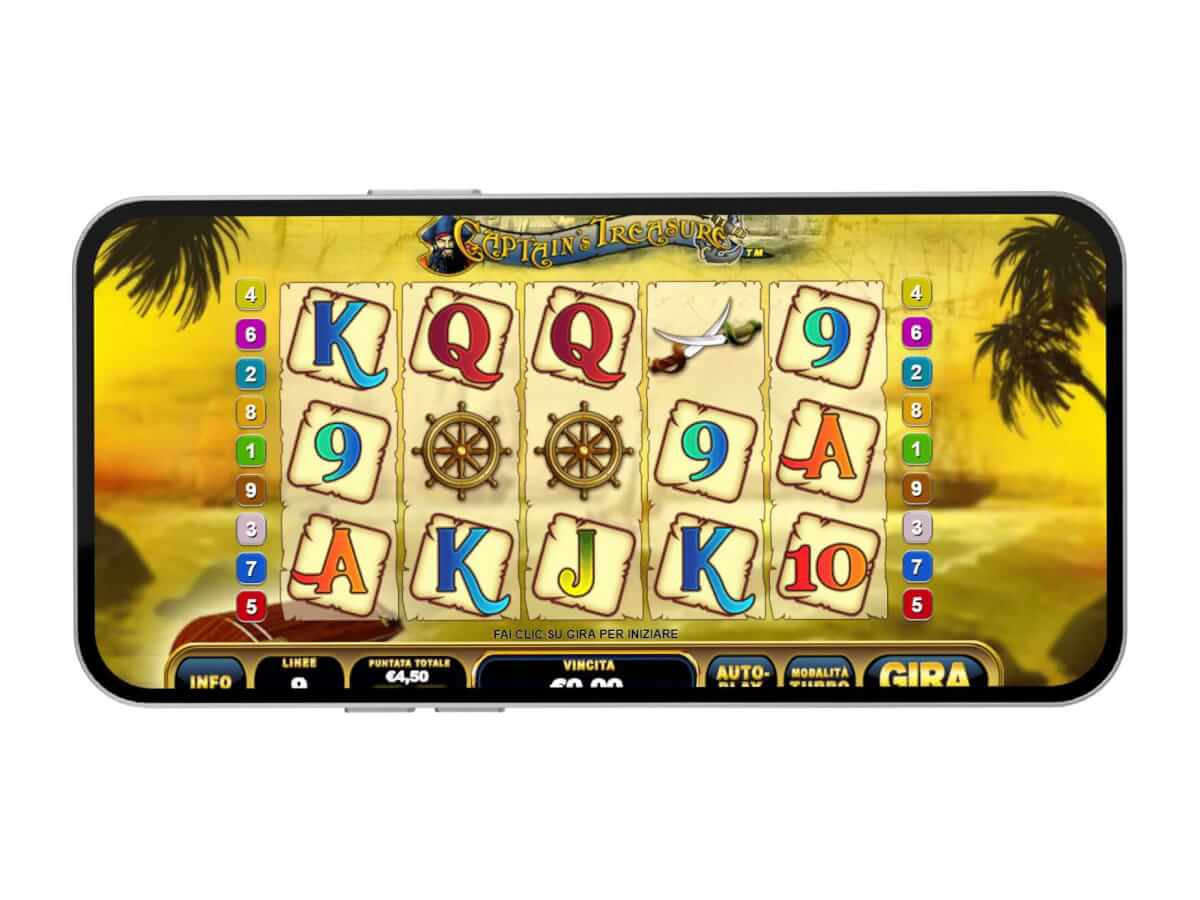 La slot mobile Captain's Treasure