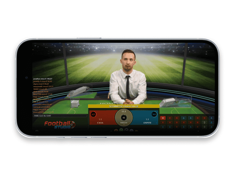 Il game show mobile Football Studio