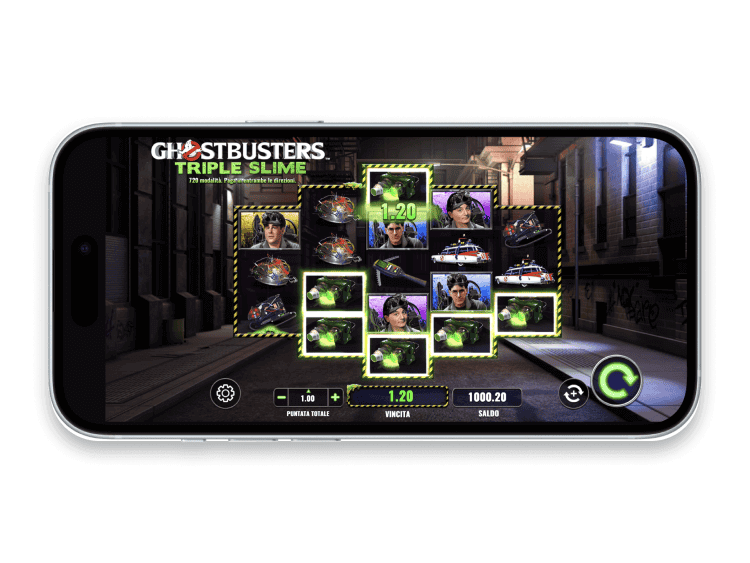 La slot mobile Ghostbusters Triple Slime