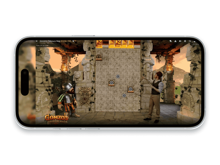 Il game show mobile Gonzo's Treasure Map Live