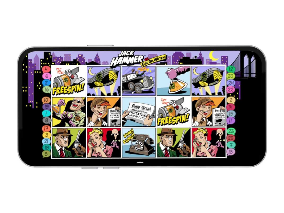 La slot mobile Jack Hammer