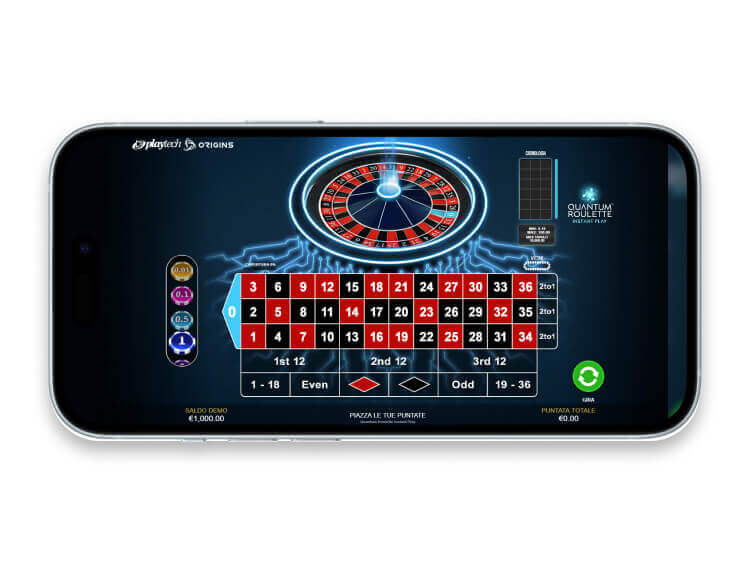 Quantum Roulette Instant Play mobile