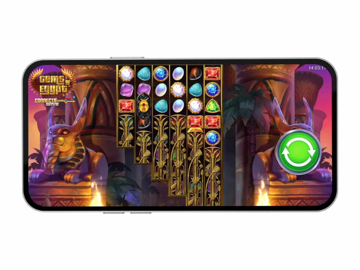 La slot mobile Gems of Egypt