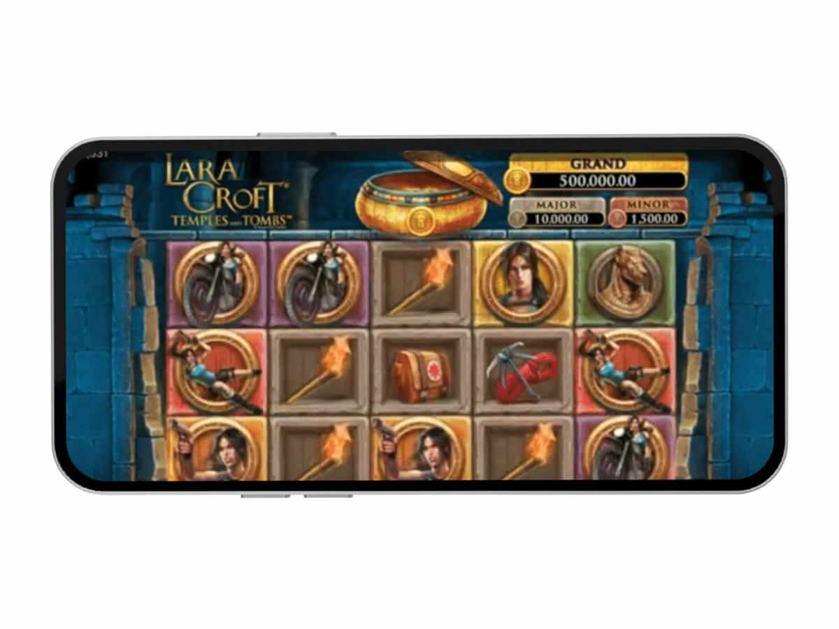 La slot mobile Lara Croft Temples and Tombs