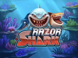 Il logo della slot Razor Shark