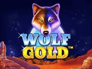 Il logo della slot Wolf Gold
