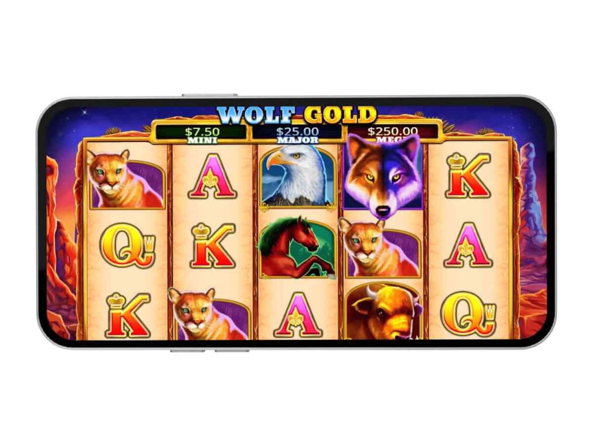 La slot mobile Wolf Gold